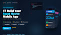 develop a react native app for android and ios with clean UI and source code
