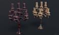 create stylized game assets in both low poly and high poly