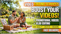 professionally edit your videos with a global aesthetic
