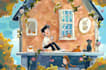 draw a cartoon illustration