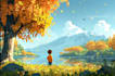 create cartoon background illustration