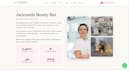create a professional salon website with booking system