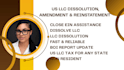 do US llc dissolution, llc amendment, llc reinstatement, dissolve llc close ein