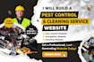 build pest website pest control website fumigation website cleaning website