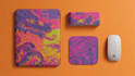 create designs for laptop sleeves, and mouse pads
