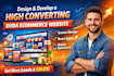 design and develop a high converting duda ecommerce website