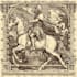 create medieval vintage line art illustration in engraving