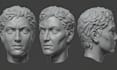 sculpt 3d head, 3d head model, 3d printing, 3d design, stl file, 3d face model