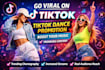 make engaging tiktok dance content for music promotion