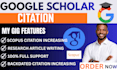 increase google scholar citations and optimize your academic profile