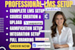 setup thinkific canditech mindtickle learnupon configo leapsome canvas lms