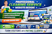 design cleaning service website bookingkoala, house cleaning wordpress
