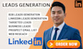 do linkedin b2b lead generation for ecommerce and shopify store owner lead lists