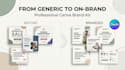 design a professional canva brand kit and brand style guide