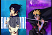 create a anime poster or noir anime art