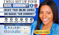 setup skool community, online course creation and skool community manager