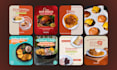 design eye catching posts for restaurants and cafes