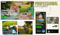design a modern landing page with HTML, CSS and javascript