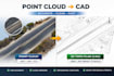 create cad topographic plan from point cloud data dwg