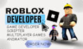 roblox full game development, roblox full game creation, roblox scripting dev
