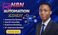 build n8n ai automation, workflow with zapier API integration