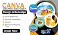 do your canva graphic church flyer club flyer food menu event flyer ebook cover