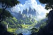 design stunning fantasy landscape