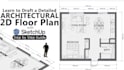 create 2d architectural floor plans