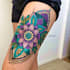 design a bold custom color tattoo artwork