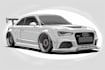 make car illustration line art