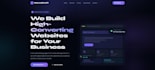 design a high converting modern business landing page