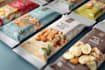 design premium pouch bag packaging with front and back