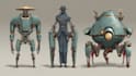 high quality robot, mecha concepts