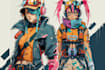 design anime character , cyberpunk character