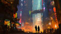 create cyberpunk character art