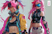 create cyberpunk character art