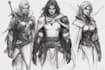 sketch fantasy character concept art