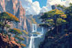 design amazing fantasy landscape