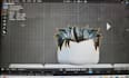 create high low poly mesh with uv mapping and clean textures