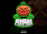design attractive pumpking, halloween logo