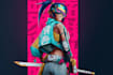 design anime character , cyberpunk character
