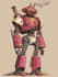 create retro mecha or scifi gundam art