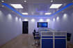 design 3d electronics retail store, gadget display, store clean layout, showroom
