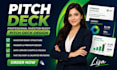 design pitch deck for startup and powerpoint presentation