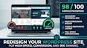 redesign your wordpress website for high speed conversion and SEO