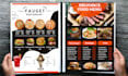 design restaurant menu, food menu design and digital menu