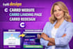 carrd website design, carrd landing page and redesign carrd website design