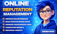 do pro online reputation management, reverse SEO to push down negative listing
