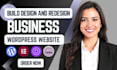 design wordpress website divi wordpress website business website development