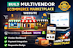 build multivendor ecommerce marketplace website via wordpress dokan wcfm shopify